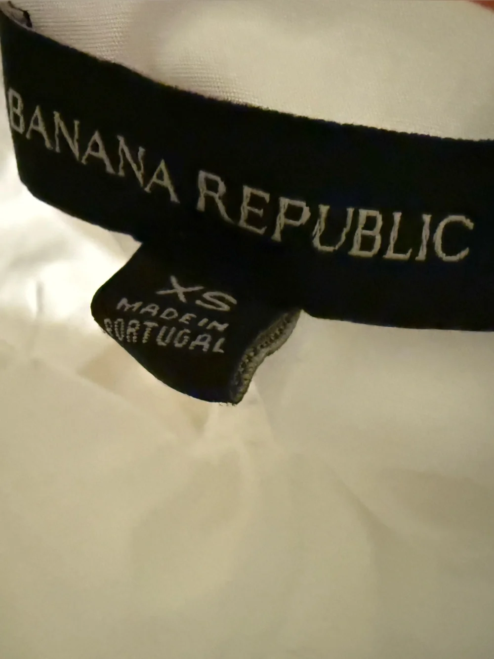 Banana Republic off Shoulder Ruffle Cotton Top - White XS